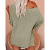 Ermonn Womens 2 Piece Outfits Sweater Sets Off Shoulder Knit