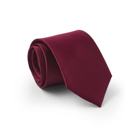 THE SAVILE ROW COMPANY LONDON Men's Luxury Silk Tie - Burgundy Fine Twill