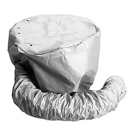 Gorro para Secador de Pelo, ANGGREK, Gorro para Secador de Pelo, Cordón de Ajuste, Accesorio para Secador de Pelo, Sombrero para Acondicionamiento Profundo, Secado de Cabello (Plata)
