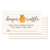 50 Little Cutie Diaper Raffle Tickets for Baby Shower -