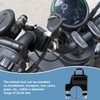 PSLER Motorcycle Helmet Lock- with 2 Keys Universal Anti Theft