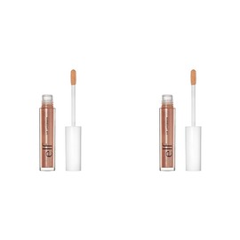 e.l.f., Lip Lacquer, Moisturizing, Shiny, Non-Sticky, Long Lasting, Provides Maximum Color, Glides On, Fantasy, 0.08 Fl Oz (Pack of 2)