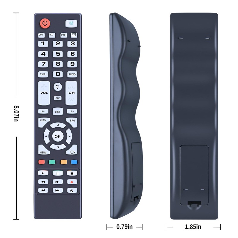 Replacement Remote Control for Sky Vision DVB-T2 150T-HD Antenna Receiver