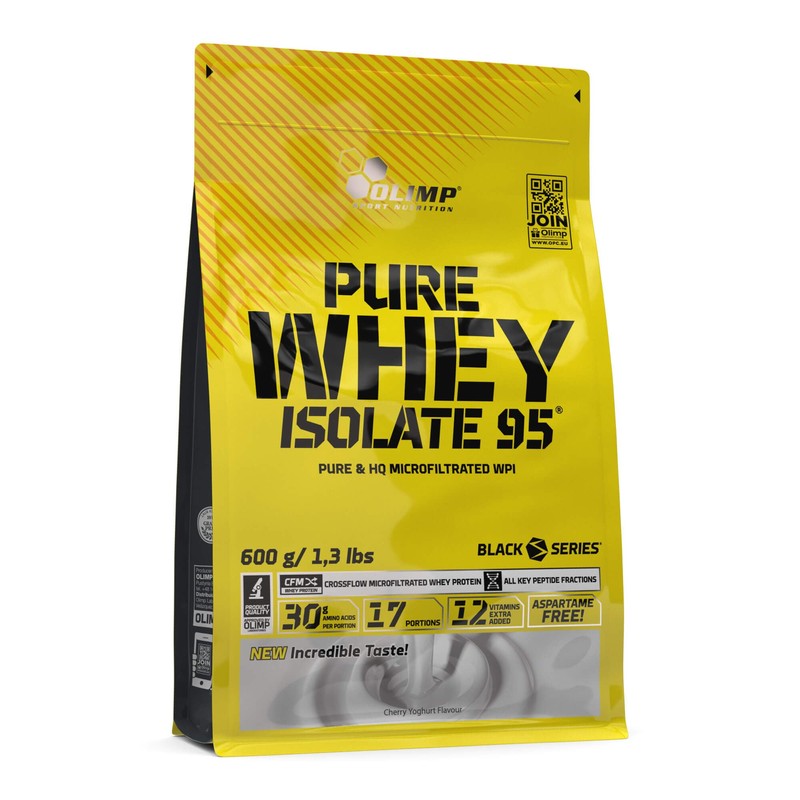 Olimp Pure Whey Isolate 95 Cherry Yogurt, 600 g