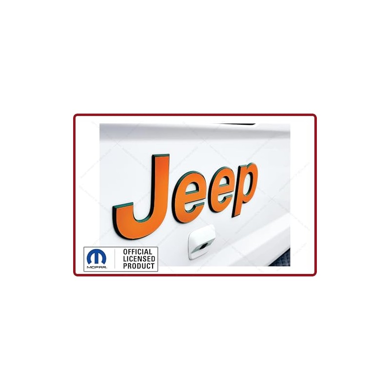 Decal Mods Rear Tailgate Jeep Flat Overlay Decal Graphic fits