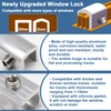 Consss Sliding Window Locks, 4 Pack Window Locks with Key