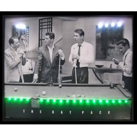 Neonetics Rat Pack LED Lighted Framed Photographic Print