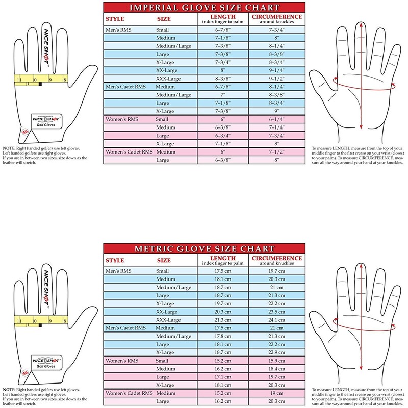 Nice Shot Thumbs Up Cabretta Leather Golf Glove Women's Left