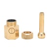 Female Thread Fountain Nozzle Brass Adjustable Water Spray Head with