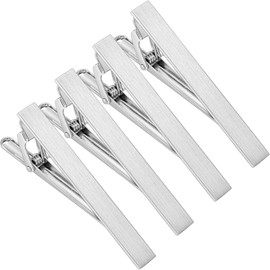 2.2 Inch Tie Clips for Mens Regular Tie in Gift Box, Gold Silver Black Color Tie Bar Set, Birthday Anniversary Christmas Valentine's Day Gift, Mens Jewelry or Accessories.