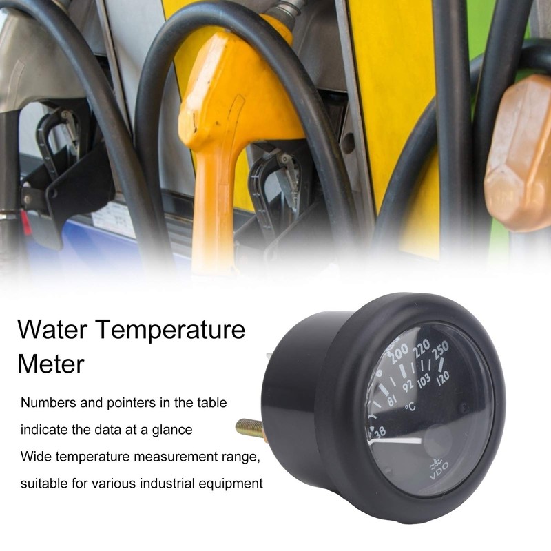 Water Thermometer 52mm Water Temperature Meter VDO WT Electromagnetic Pointer