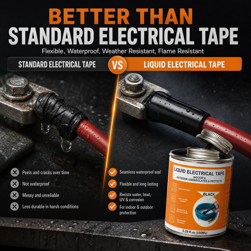 SEPOVICA 5.29 oz Liquid Electrical Tape Quick-Drying Insulating Glue with