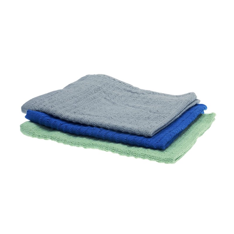 Sorbo Terry Dish Cloths, Kitchen Cleaning Cloths, Pack of 3