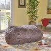 Christopher Knight Home Nyla Fabric Bean Bag, Charcoal