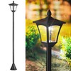 Seovix 70" Solar Lamp Post Lights Outdoor Waterproof IP65, Solar