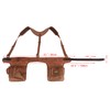 TOURBON Wax Canvas Carpenters Tool Bag Work Apron Belt with