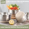 Umite Chef Mixing Bowls with Airtight Lids, 6 piece Stainless
