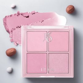 big mouth IPKN Flap One Cheek Palette 10g, 03 pale pink, 1 piece / 입큰 플랩원 치크 팔레트 10g, 03 페일 핑크, 1개