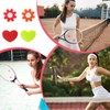10PCS Tennis Racket Dampener Cute Heart Flower Pattern Designs Tennis