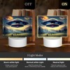 Zhgqun UFO landing decorative night light acrylic light strip suitable