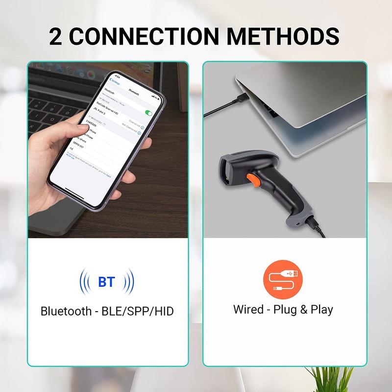 Tera Pro Series Extreme Performance Barcode Scanner 1D Wireless Laser,