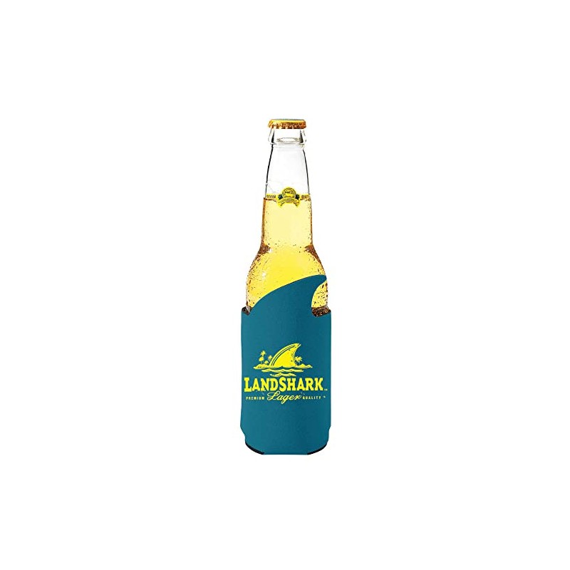 Landshark Beer Cooler Blue and Yellow - Set of 2