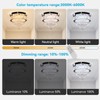 Dimmable Crystal Chandeliers 11.8" LED Flush Mount Modern Ceiling Light