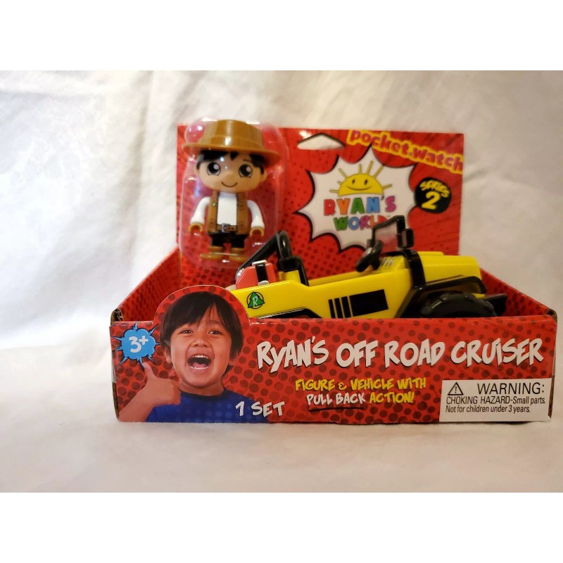 Bonkers Ryan's World Vehicle OFF ROAD CRUISER With Figure -