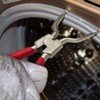 IWOWHERO Galvanized Tub Spring Expansion Tool Washer Spring Pliers for