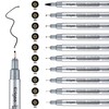 Ezigoo Fineliner Pens for Art Sketches, Technical Drawings, Office Documents