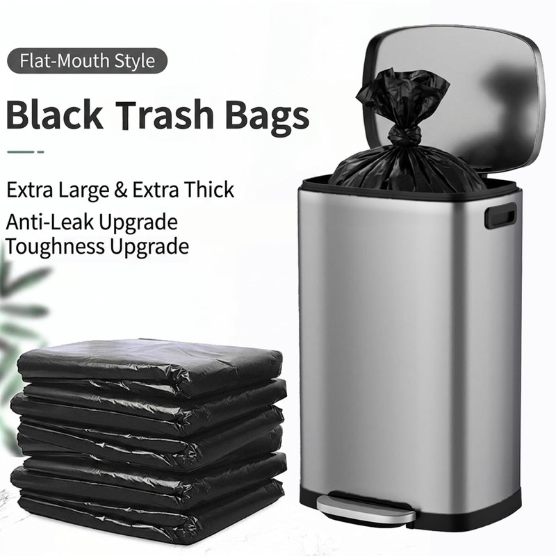 ELPHECO 13 Gallon Trash Bags, 60 Count Trash Bags for