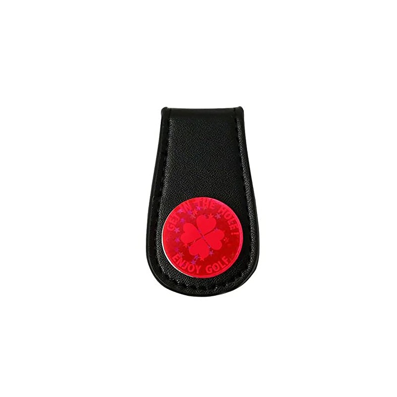 MARUA Golf Marker Light Collecting Marker Leather Belt (Magnet Clip