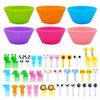 lyfLux Creative Bento Box Kit: 52-Piece Reusable Silicone Cups &