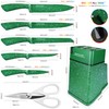Knife Block Set, Professional Chef Knives Set With Knife Holder,
