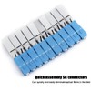 10Pcs Fiber Optic Quick Connector UPC FTTH SC/APC Embedded Fast