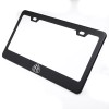 KA Depot For Maybach License Plate Frame Matte Black W/Chrome