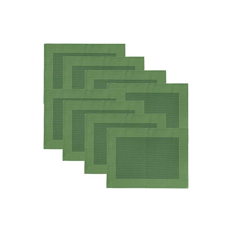 Erwin Müller Place Mats Pack of 8 Green Size 33