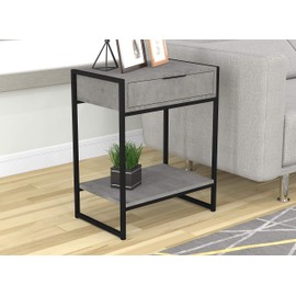 Safdie & Co. Safdie Furniture Top Line End Table, Grey Cement -