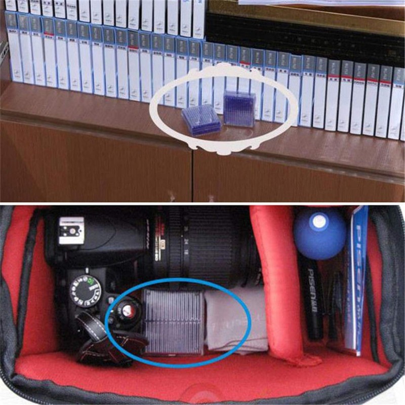Beavorty 2pcs Changing Dehumidifier Box Moisture Absorber for Wardrobe and