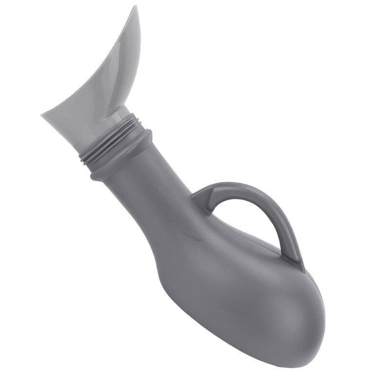 Men's Urine Bottle, Prevent Tipping Tightly Fitted Lid Handle Plastic