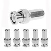 V-Fiabilidad 25PCS RG59 Coaxial Cable Connector, CCTV Twist On BNC