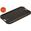 Lodge 20 x 10.44 Inch Pro-Grid Reversible Cast Iron Grill/Griddle