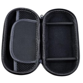 OSTENT Protector Hard Travel Carry Shell Case Cover Bag Pouch Compatible for Sony PS Vita PSV Color Black