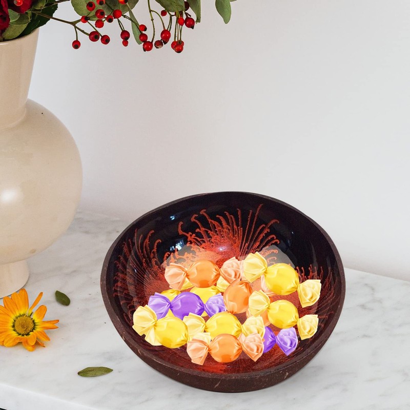 Cabilock Natural Coconut Bowl Shell Bowls Key Bowl for Entryway