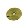 Renovators Supply Manufacturing Cabinet Door Knob Rosette Bright Brass 1.25"