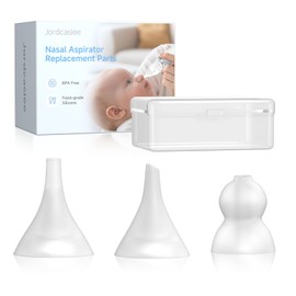 Nasal Aspirator Replacement Tips 3 Pcs, Food-Grade Silicone, Ultra-Soft Baby Nose Sucker Replacement Parts Compatible with GROWNSY, Watolt, LittleTora, HEYVALUE, Cocobela, X-Bosak