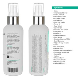 LAUDA BOTANICALS Daily Face Wash – Anti Aging Exfoliating Moisturizing Facial Cleanser with Vitamin C & Antioxidants, Brightens, Smoothes, Hydrates, for Combination & Oily Skin, 4 Oz