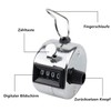 Voarge Hand Counter Clicker Pedometer, Hand Counter with 4-Digit Display
