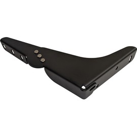 JAMMY Pinchless® Boat Seat Hinge Pair, J-1551-BL Large Black Aluminum Hinges for Pontoon, Bass Boat, and Marine Seating Applications. The Original No Pinch Design.