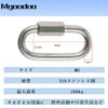 Mgoodoo 316 Stainless Steel Ring Catch, Quick Link, O-Shaped Carabiner,